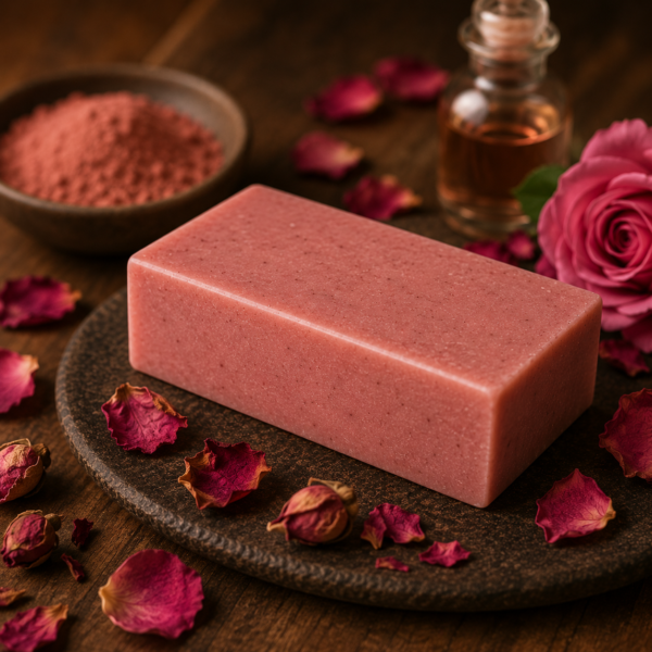 French Pink Clay, Calamine, Rose & Shea Butter
